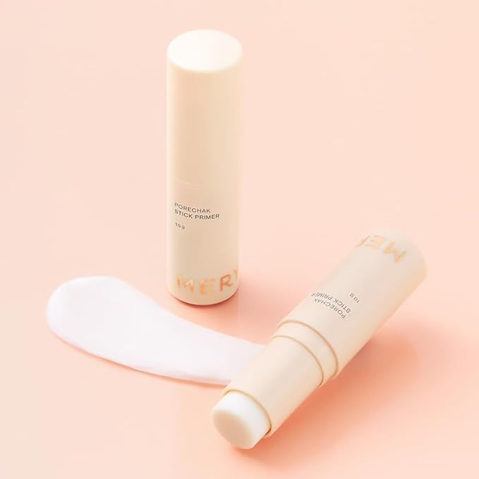 MERYTHOD PORE-CHAK Stick Primer Erasing Mattifying Hard Primer Stick, Filttered Effect, Easy Stick Type, Uneven&Pore Cover 0.4oz