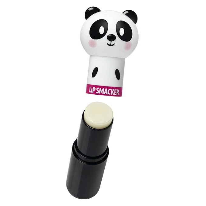 Lip Smacker Lippy Pals, Flavored Moisturizing & Smoothing Soft Shine Lip Balm, Hydrating & Protecting Fun Tasty Flavors ,Cruelty-Free & Vegan - Cuddly Cream Puff
