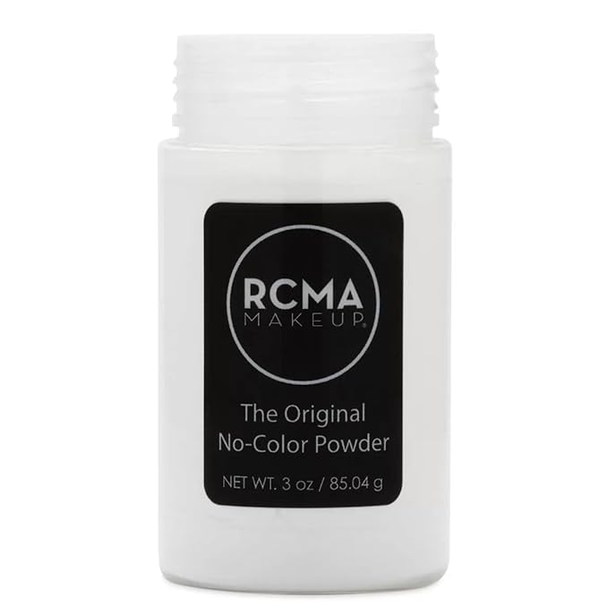 RCMA - Translucent Powder with Flesh Tone Pigment for Flawless Finish - Professional Makeup - Bottle 3 Ounces - Movie, Theater, or Everyday Makeup