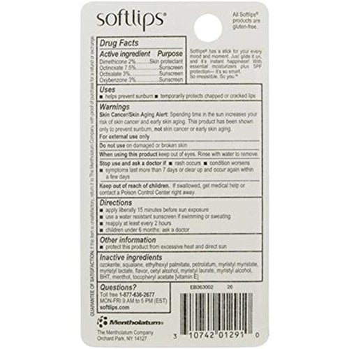 Softlips Hydration and Protection With Spf 20, Vanilla