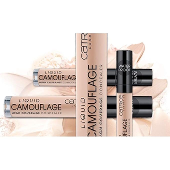 Catrice Liquid Camouflage Concealer (010 Porcelain) - Ultra Long Lasting Concealer for Optimal Coverage, Waterproof