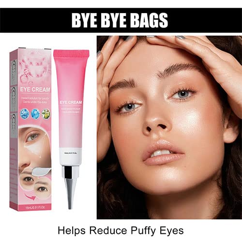Wow-IT Instant Under Eye Cream,Ream For Eye Bags,Remove Under Eye Bags Instantly,Anti-Wrinkle Eye Cream,Helps To Instantly Reduce The Puffy Eye Look (3PCS)