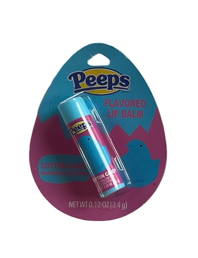 Peeps Lip Balm Set of 4 Scented Marshmallow Cream Flavors