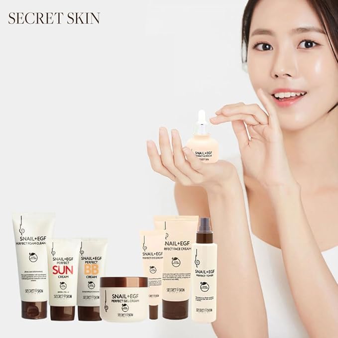 SECRET SKIN Snail+EGF Perfect Cream Wrinkle Bounce Firming Fine line Care Korean Skin Care (#02 Face Cream)
