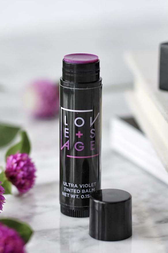 Love + Sage Ultra Violet Lip Balm (Purple tint)