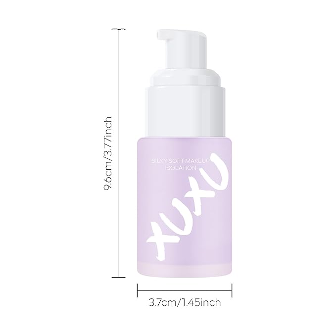 Purple Color Correcting Makeup Primer, Tinted Face Primer Moisturizer Neutralize Skin Tone Brighten Blur Pores Hydrate Makeup Pore Primer Base Tone Correct- Dream Purple 30ML