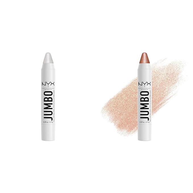 NYX PROFESSIONAL MAKEUP Jumbo Multi-Use Face Highlighter Stick Vanilla Ice Cream and Coconut Cake Bundle