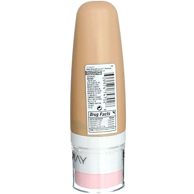 Almay Best Blend Forever Foundation, Ivory, 1 fl. oz., SPF 40 Broad Spectrum
