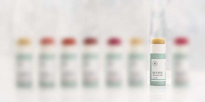 Coconut Matter Mood Lip Balm – Handmade Vegan Coconut Oil Lip Balm with Peppermint Scent - Hydrating Lip Balm with Natural Coconut Oil, REVIVE