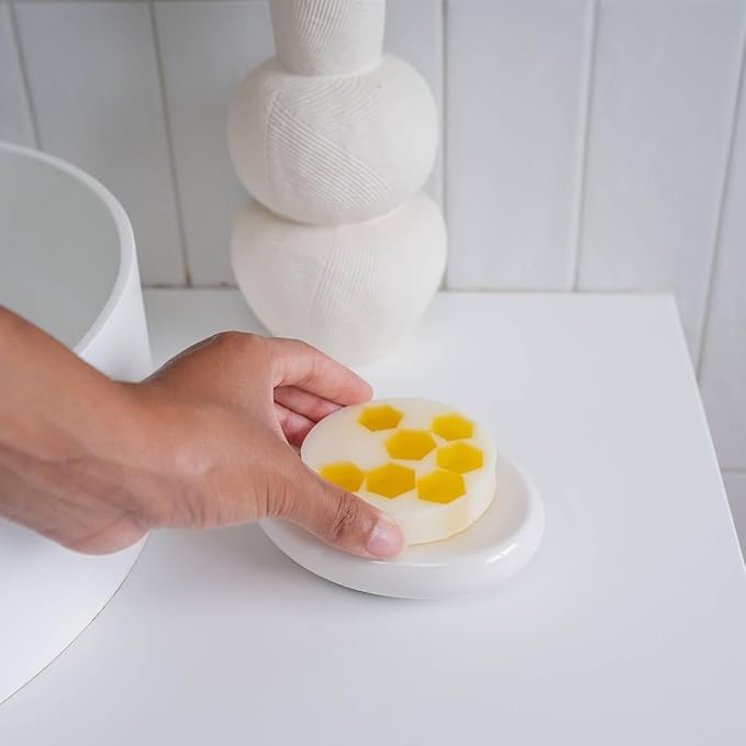 ANIHANA Handcrafted Natural Soap with Coconut Oil, Gentle Cleansing, Paraben Free, Refreshing Manuka Honey & Goat Milk Scent, 4.23 oz