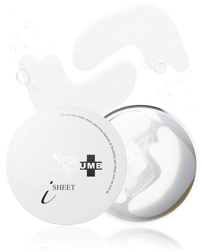 Spa Treatment UMB Stretch iSheet Japanese Under Eye Masks (30 Pairs) - Effective Anti-Aging Under Eye Patches for Dark Circles, Dry, Dull Skin Around the Eyes - Moisturize and Refresh your Skin