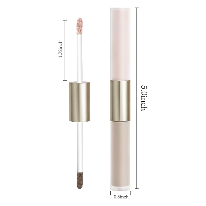 Boobeen Liquid Highlighter Contour Makeup, Face Highlighter Bronzer Stick, Silky Smooth Cream Face Illuminator Makeup Pen for Face & Body, Create a Natural Matte Finish, Lightweight, Long Lasting