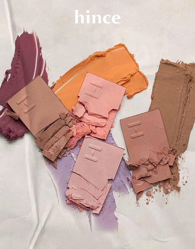 hince True Dimension Layering Cheek - Cream & Pressed Powder 2 Different Shades & Textures - Silky Seamless Long Lasting Blush Makeup - Muted Beige & Elegant Rose Beige (1, NEW SYMPHONY, L002)