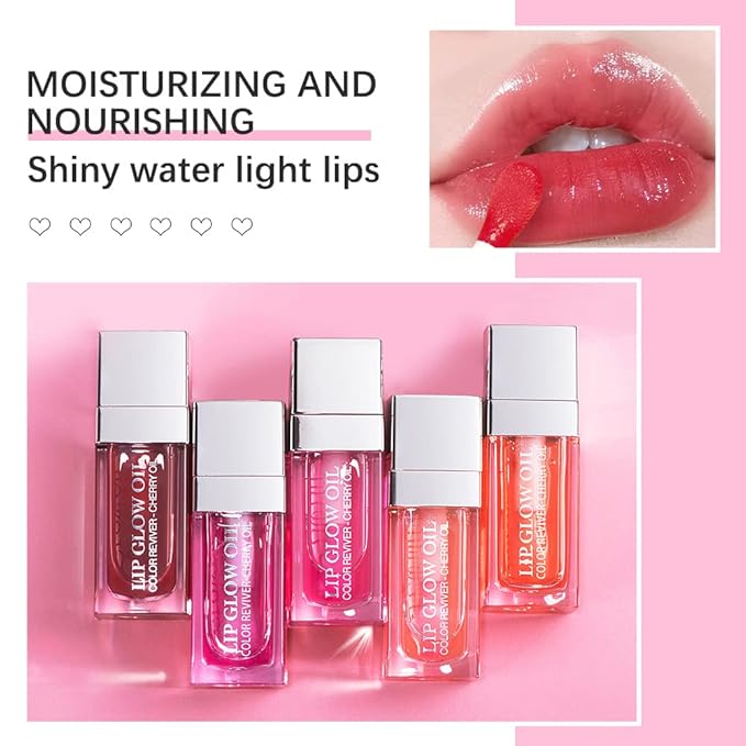 Moisturizing Lip Oil,No-Sticky Lip Gloss Lip Balm Lip Care,Fruit Flavoured Lip Oil For Dry Lip's Moisturizing Hydrating And Nourishing (012#ROSEWOOD) 0.2 OZ