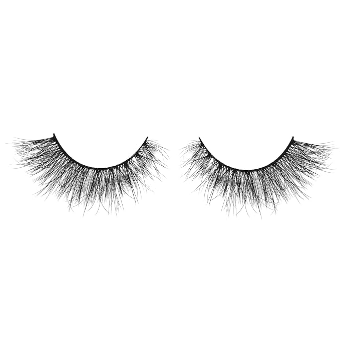 Fake Lashes Natural Wispy Lashes Airy Volume Faux Mink Lashes Fluffy Long False Eye Lashes Sets Pack 18MM Reusable Eyelashes A05