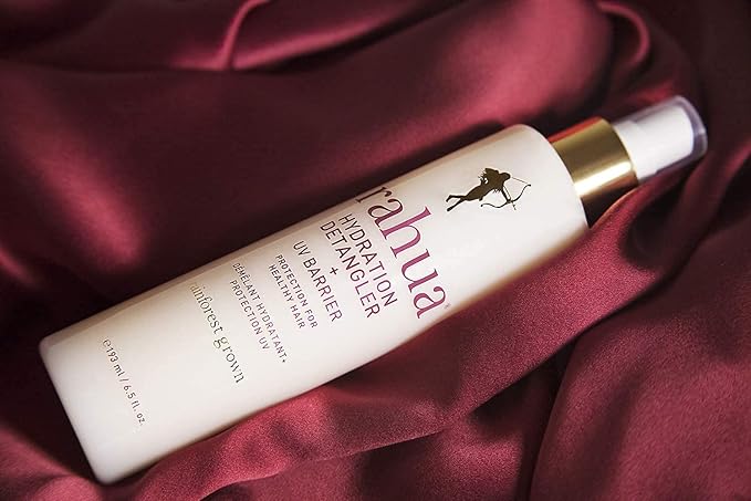 Rahua Hydration Detangler Spray + UV Barrier, 6.5 Fl Oz, Detangling Leave in Hair Care Softens Hair, Smooths Frizz, Supports Breakage & Damage, Conditioning for Brushable Shiny Hair, All Hair Types