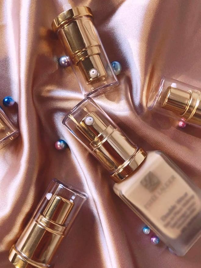 2pcs Replacement Pump for Foundation Bottle Compatible with Both Double Wear and Mac(Gold Color)