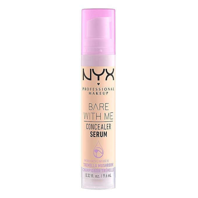 NYX PROFESSIONAL MAKEUP Bare With Me Concealer Serum, Up To 24Hr Hydration - Fair