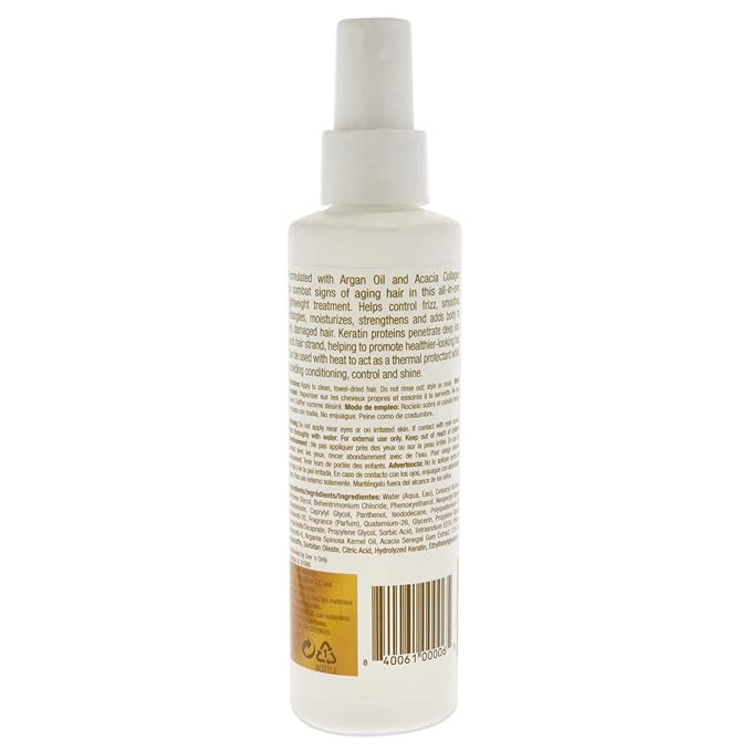 One 'n Only Argan Oil 12-in-1 Daily Treatment, Lightweight, Helps Control Frizz, Smooths, Detangles, Moisturizes, Strengthens and Adds Body to Dry, Damaged Hair, 6 Fl. Oz