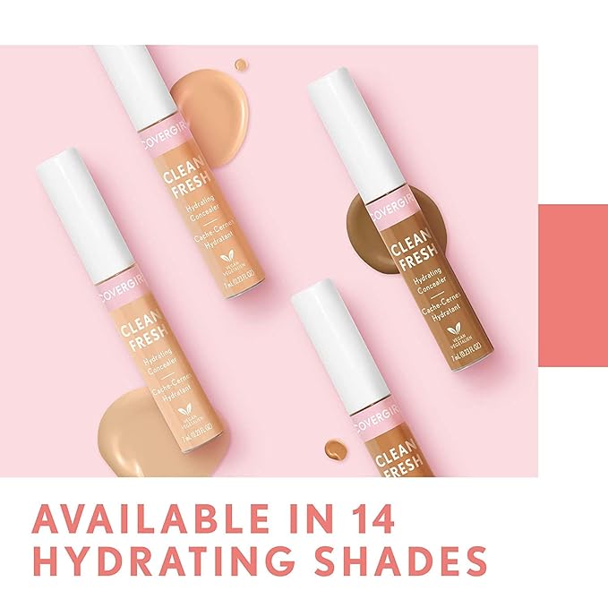 COVERGIRL Clean Fresh Hydrating Concealer, Dark, 0.23 Fl Oz