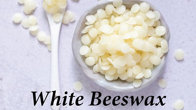 Bulk White Beeswax Pellets 5lb, Pure, Natural, Cosmetic Grade, Organic, Bees Wax Pastilles, Triple Filtered, Great For Candle Making, Soap, Food Wrap, DIY Projects Lip Balms, Lotions, and More!