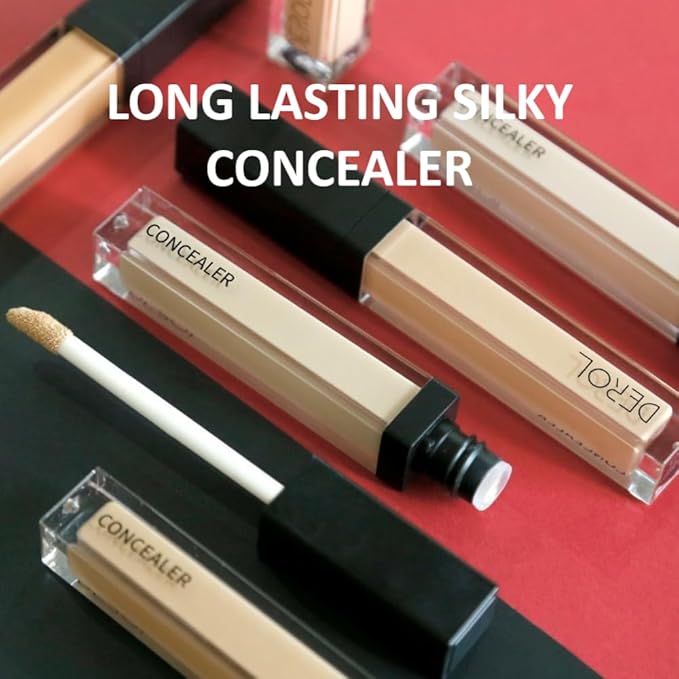Liquid Concealer Makeup - Natural Coverage & Highly Pigmented Lightweight Concealers 6.5ml (04)
