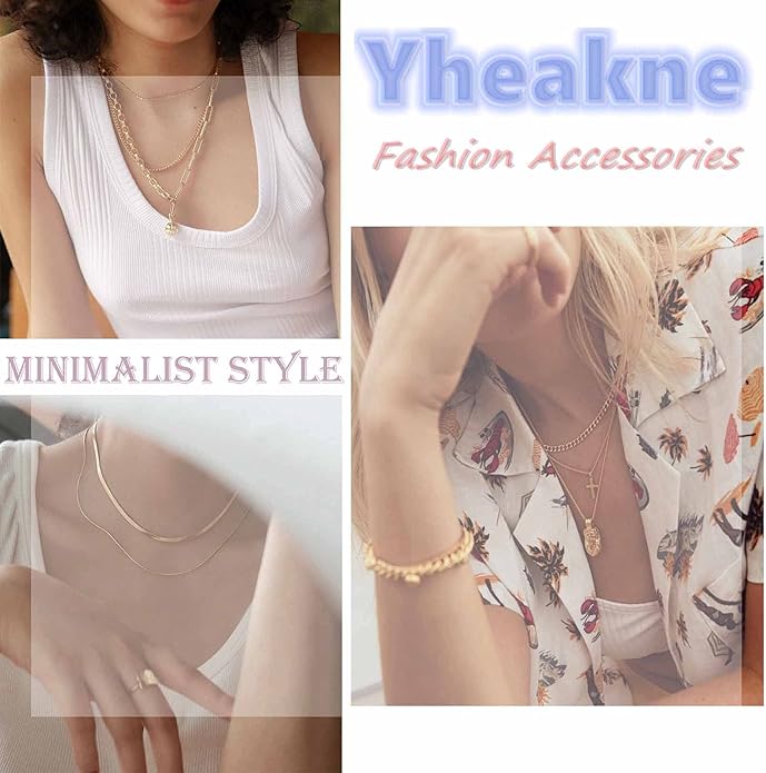 Boho Rhinestone Crystal Y Necklace Tennis Chain Y Lariat Necklace Long Gold CZ Drop Chain Necklace Sparkle Party Nightclub Necklace Chain Jewelry for Women and Girls