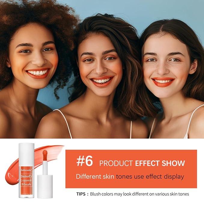 Liquid Blush for Cheeks Makeup Face Blush, Weightless Cream Formula, Smudge Proof Long-Wearing Pigmented Blush, Natural Look Makeup Face Blushes, Shimmer Finish, Dainty - 01# Creamy berry