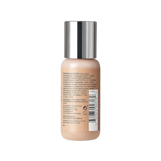 Ruby Kisses Liquid Foundation No More Blemish Oil-Free Foundation Korean Makeup 1.18 Fl Oz (Rich Beige)