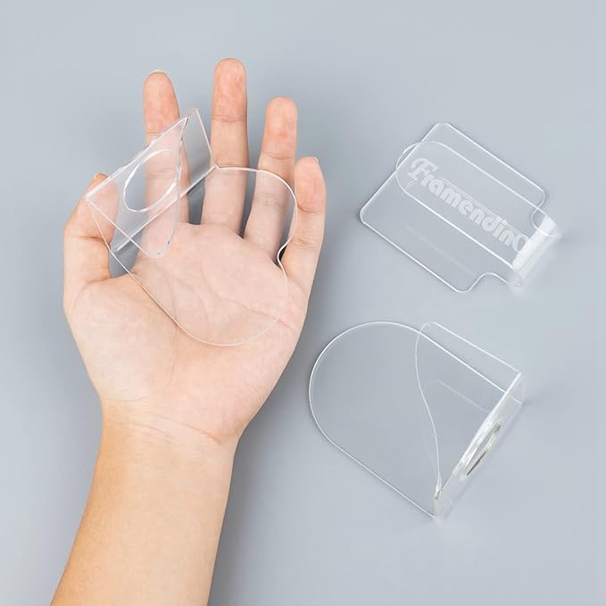 Framendino, 6 in 1 Set Hand Makeup Mixing Palette, Makeup Plate for Foundation with Spatula Makeup Artist Tool for Mixing Foundation Eye Shadow Nail Art for Women