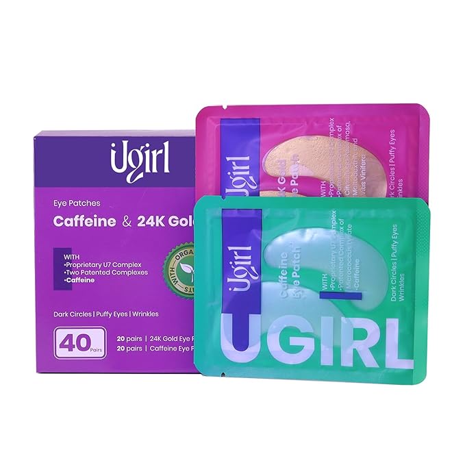 Eye Masks for Puffy Eyes - Under Eye Patches for Dark Circles - Puffy Eyes & Dark Circles Treatments - Reduce Under Eye Bags and Smooth Wrinkles - Under Eye Patches