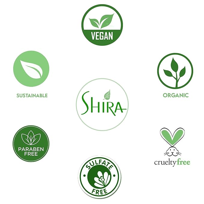 Shira Shir-Organic Trio for Normal to Dry Skin Care Kit for Healthy and Hydrated Skin With Coconut Oatmeal Cleanser(89ml) Pomegranate Toner (89ml) & Avocado Moisturizer(15ml)