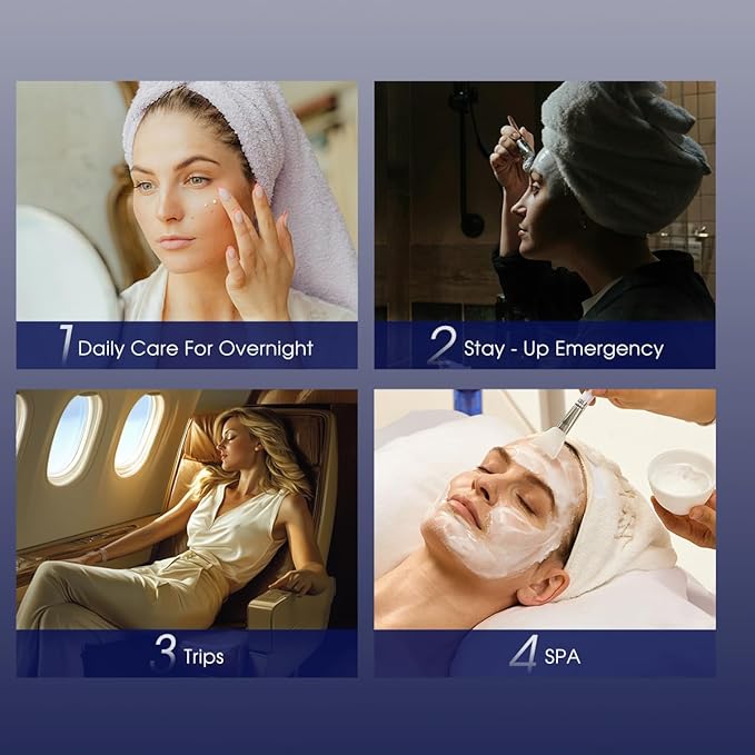 Pier Auge Facial Masks| Douce Aura Face Mask | Overnight Face Mask for Glass Glow Skin -Glowup & Hydrating, Firming and Moisturizing | PDRN Mask| No-Rinse Sleeping Mask 50ml,1.69 fl.oz