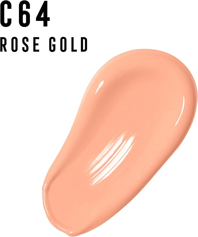 Max Factor Facefinity 3-in-1 All Day Flawless Liquid Foundation, SPF 20-64 Rose Gold, 30 ml