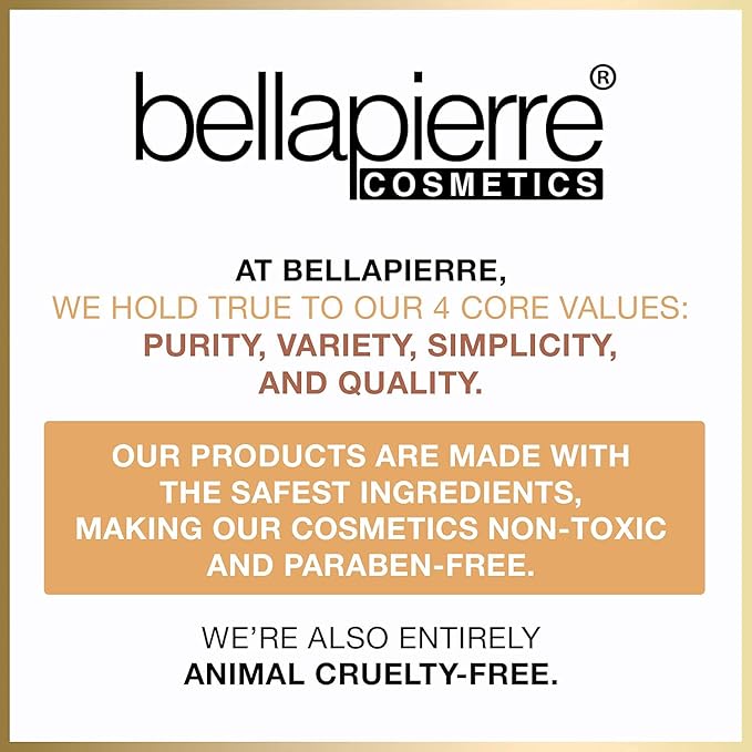 bellapierre Compact Mineral Foundation SPF 15 | Vegan & Cruelty Free Natural Makeup | Full Coverage Matte Foundation | Hypoallergenic | Oil & Talc Free - 0.35 Oz - Cinnamon