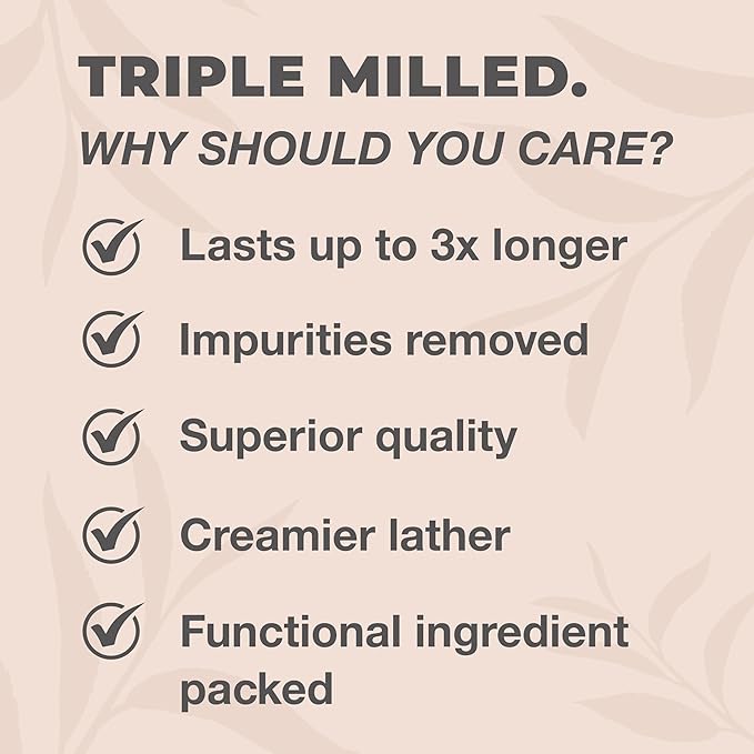 One With Nature Dead Sea Salt Turmeric Soap 7oz 3-Pack – Purifying and Exfoliating Soap Bar with Dead Sea Minerals and Honey for Face & Body, for Men & Women