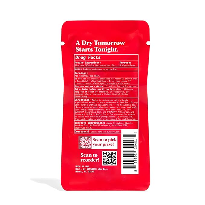 Sweat Minimizing Gel Antiperspirant for Men and Women - Prescription-Strength, Formulated for Excessive Underarm Sweating and Hyperhidrosis - 0.4 Fl Oz (Pack of 3)