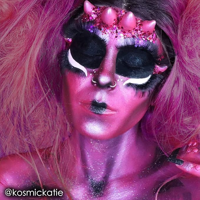 Mehron Makeup Paradise Makeup AQ Refill Size | Stage & Screen, Face & Body Painting, Cosplay, Halloween | Water Activated Face Paint, Body Paint, Cosplay Makeup .25 oz (7 ml) (Metallic Fuchsia)