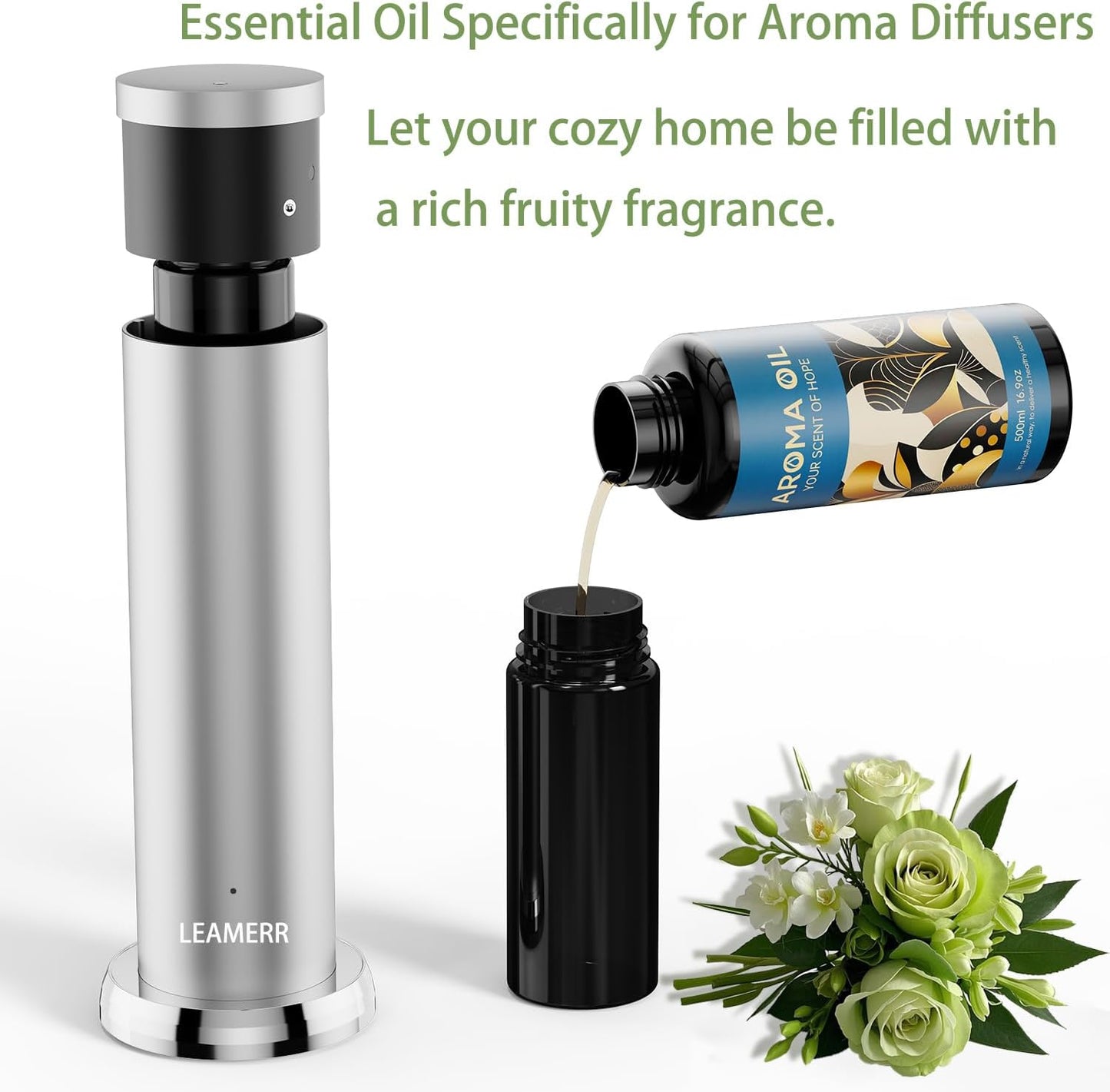 Essential Oils Set,16.9 fl oz (500 ml) New Crown Scent,Hotel Collection Diffuser Oil Suitable for Your own Candles, Soaps, air freshener Spray, and Essential Oils for Commercial Aroma Diffuser