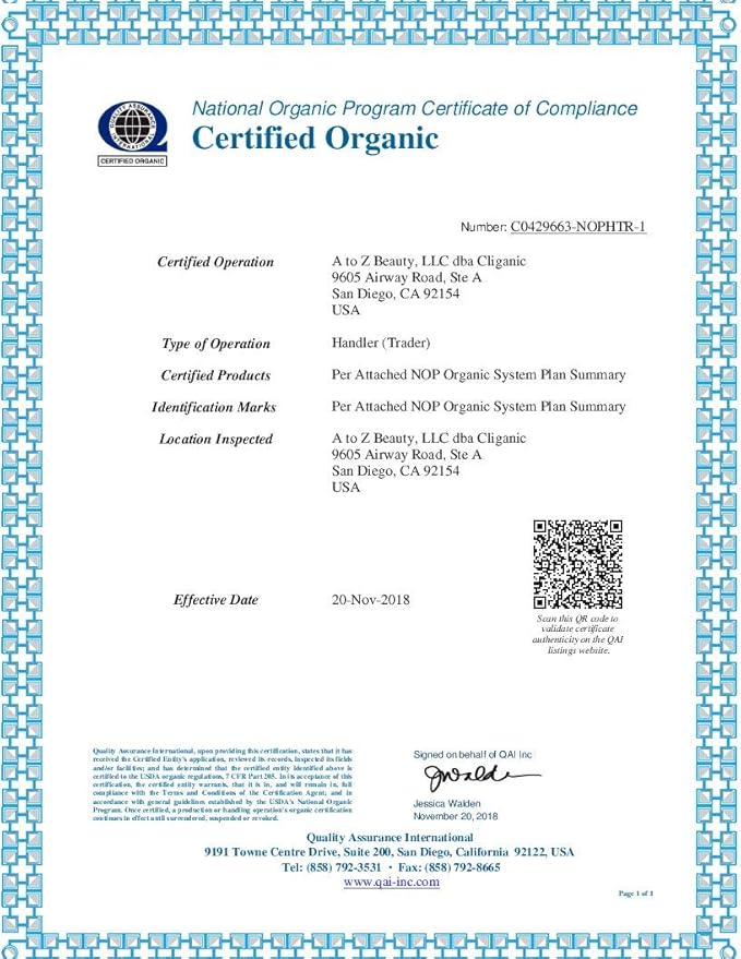 Cliganic Organic Argan Oil 16oz with Pump, 100% Pure | Bulk for Hair, Face & Skin (Packaging May Vary)