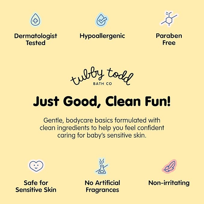 Tubby Todd Face and Body Mineral Protection Sunscreen Kit for Baby, Toddler and Kids - The Sun Bundle - Sunscreen Lotion 4 Fl Oz, Sunscreen Spray 6 Fl Oz and Sunstick 0.5 Oz - Fragrance-Free