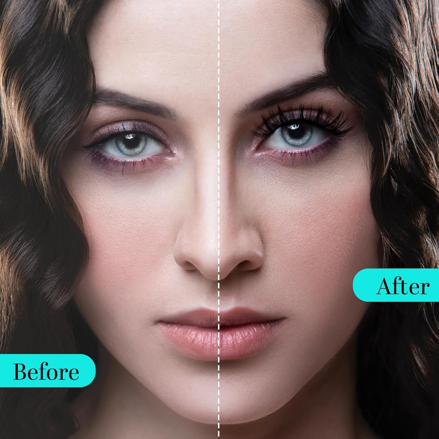 Lash Clusters Wispy 280PCS Eyelash Extension 40D Cluster Lashes Individual Lashes DIY Lash Extension Natural Look Cluster Eyelash Extensions Soft False Eyelashes at Home for Beginners(16mm)