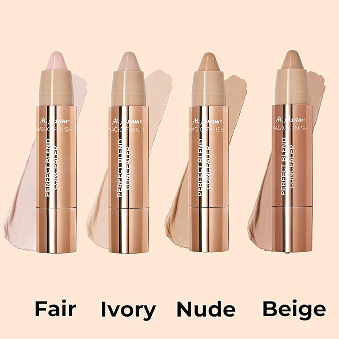 M. Asam MAGIC FINISH Perfect Blend Concealer Fair (0.1 Oz) - concealer perfects & conceals blemishes & imperfections, make-up with adjustable coverage & instant blur effect, vegan