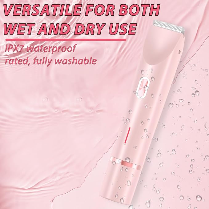 2025 New Electric Womens Shaver, 2-in-1 Women's Body Shaver, Bikini Electric Razor, Wet and Dry Use Body Trimmer for Home (Blue)