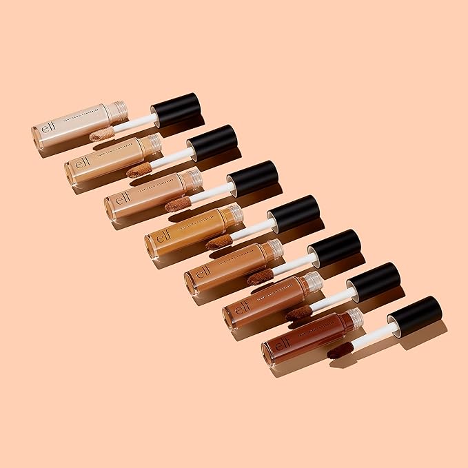 e.l.f. 16HR Camo Concealer, Full Coverage, Highly Pigmented Concealer With Matte Finish, Crease-proof, Vegan & Cruelty-Free, Light Peach, 0.203 Fl Oz