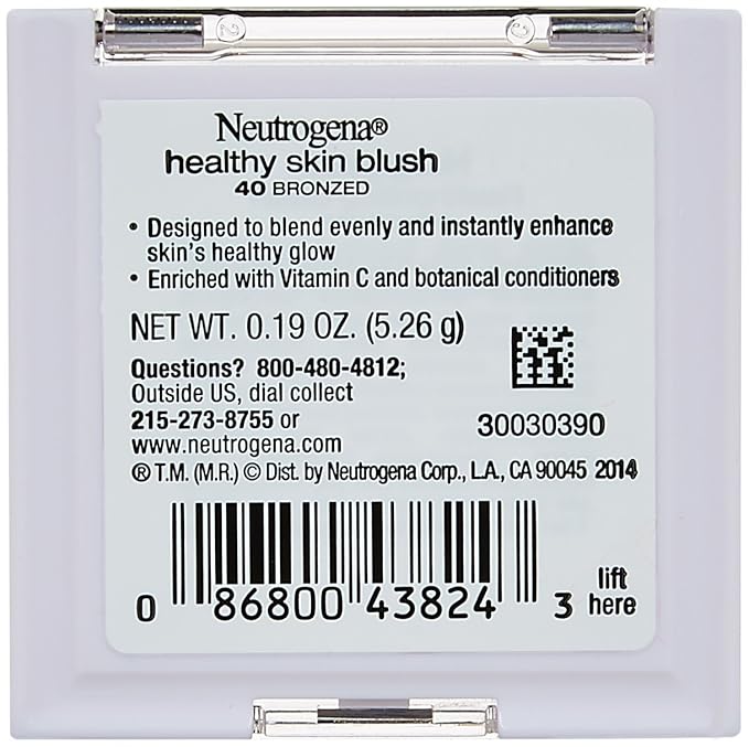 Neutrogena Healthy Skin Blush, 40/Bronzed, 0.19 Ounce