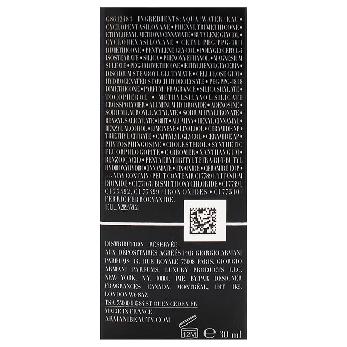 Designer Glow Radiant Revitalizing Foundation SPF 15 PA Plus - 1.5 by Giorgio Armani for Women - 1 oz Foundation