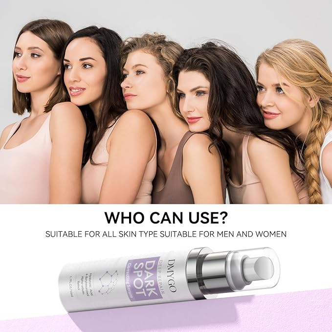 Dark Spot Remover for Face, Dark Spot Corrector for Age Spot Sun Spot Brown Spot Melasma Uneven Skin Tone, with Vitamin C and Hyaluronic Acid for Women and Men, 1.7 FL OZ