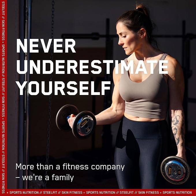 SteelFit Abs of Steel Maximum Definition Cream - Skin Tightening, Toning & Firming Lotion for Sculpting Abs - L-Carnitine Pre & Post Workout Supplement for Men & Women - Non-Greasy Formula, 8 Ounces