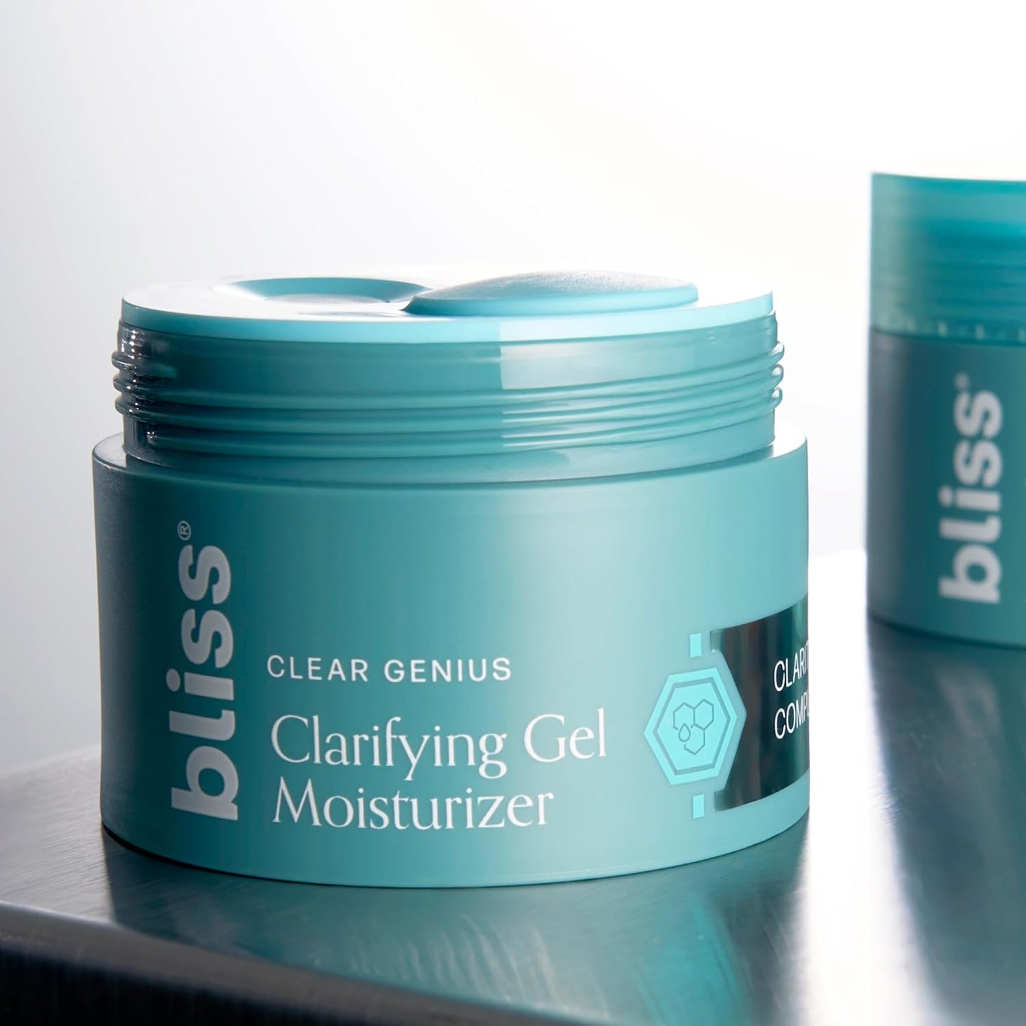 Bliss Clear Genius Clarifying Gel Moisturizer with CLARITY 5 Complex | Salicylic Acid, Niacinamide & Witch Hazel for Blemish-Prone Skin, 1.7 fl oz
